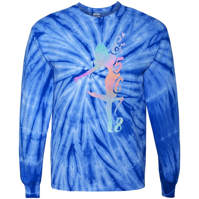 Dance Teacher Gift Dancer Lessons Dancing Instructor Gift Tie-Dye Long Sleeve Shirt