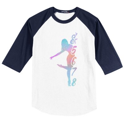 Dance Teacher Gift Dancer Lessons Dancing Instructor Gift Baseball Sleeve Shirt