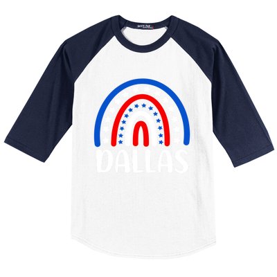 Dallas Texas Gift I Love Dallas Texas Usa Great Gift Baseball Sleeve Shirt