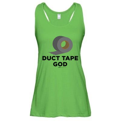 Duct Tape God Handy And Carpenter Gift Ladies Essential Flowy Tank