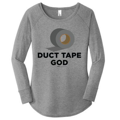 Duct Tape God Handy And Carpenter Gift Women's Perfect Tri Tunic Long Sleeve Shirt