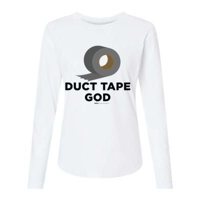 Duct Tape God Handy And Carpenter Gift Womens Cotton Relaxed Long Sleeve T-Shirt