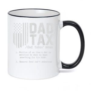 Dad Tax Gifts Dad Tax Jokes Dad Tax Definition Fathers Day 11oz Black Color Changing Mug