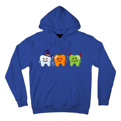 Dentist Teeth Ghost Pumpkin Witch Cute Dental Halloween Gift Hoodie