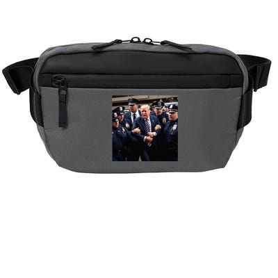 Donald Trump Getting Arrested Meme Crossbody Pack