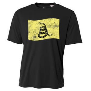 Dont Tread Gadsden Flag Snake – American Patriotic Cooling Performance Crew T-Shirt