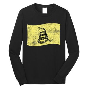 Dont Tread Gadsden Flag Snake – American Patriotic Long Sleeve Shirt