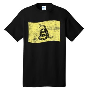 Dont Tread Gadsden Flag Snake – American Patriotic Tall T-Shirt