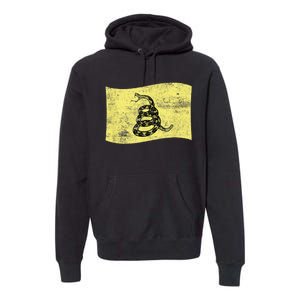 Dont Tread Gadsden Flag Snake – American Patriotic Premium Hoodie