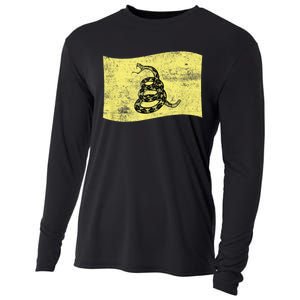 Dont Tread Gadsden Flag Snake – American Patriotic Cooling Performance Long Sleeve Crew