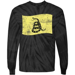 Dont Tread Gadsden Flag Snake – American Patriotic Tie-Dye Long Sleeve Shirt