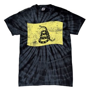 Dont Tread Gadsden Flag Snake – American Patriotic Tie-Dye T-Shirt