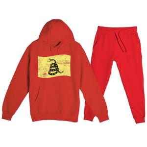 Dont Tread Gadsden Flag Snake – American Patriotic Premium Hooded Sweatsuit Set