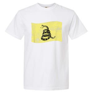 Dont Tread Gadsden Flag Snake – American Patriotic Garment-Dyed Heavyweight T-Shirt