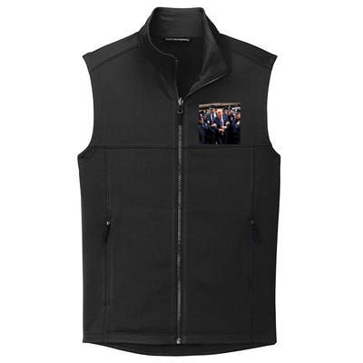 Donald Trump Getting Arrested Meme Collective Smooth Fleece Vest