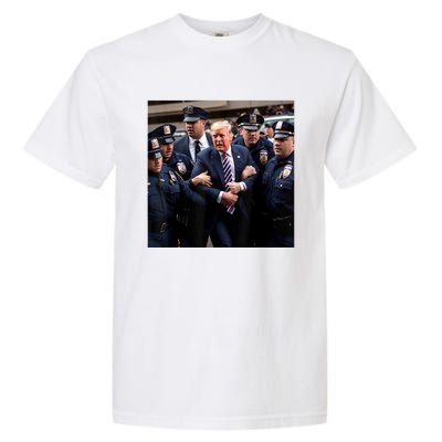 Donald Trump Getting Arrested Meme Garment-Dyed Heavyweight T-Shirt