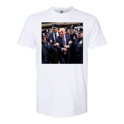 Donald Trump Getting Arrested Meme Softstyle® CVC T-Shirt