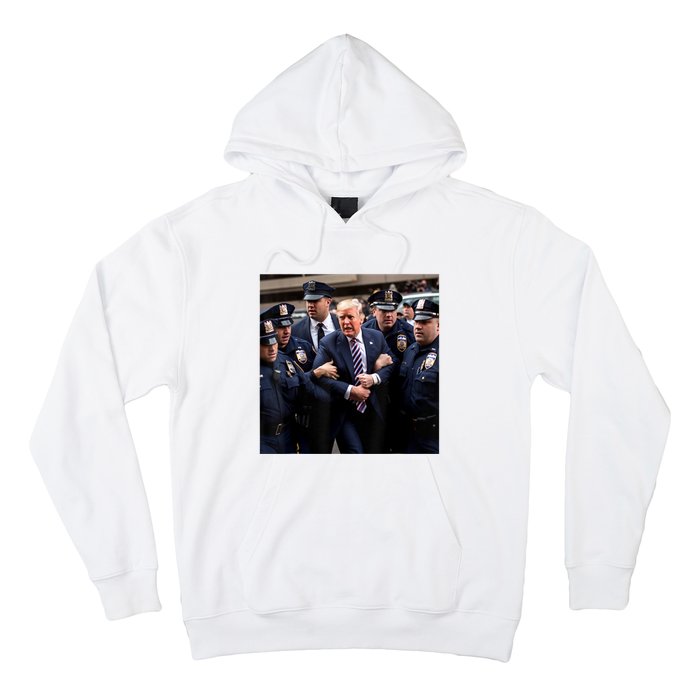 Donald Trump Getting Arrested Meme Hoodie