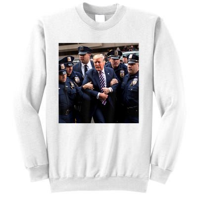 Donald Trump Getting Arrested Meme Sweatshirt