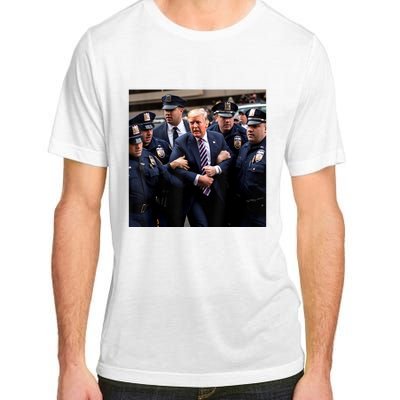 Donald Trump Getting Arrested Meme Adult ChromaSoft Performance T-Shirt