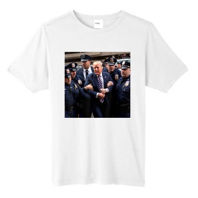 Donald Trump Getting Arrested Meme Tall Fusion ChromaSoft Performance T-Shirt