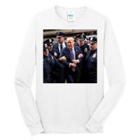 Donald Trump Getting Arrested Meme Tall Long Sleeve T-Shirt