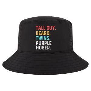 dude tall guy beard twins purple hoser Cool Comfort Performance Bucket Hat