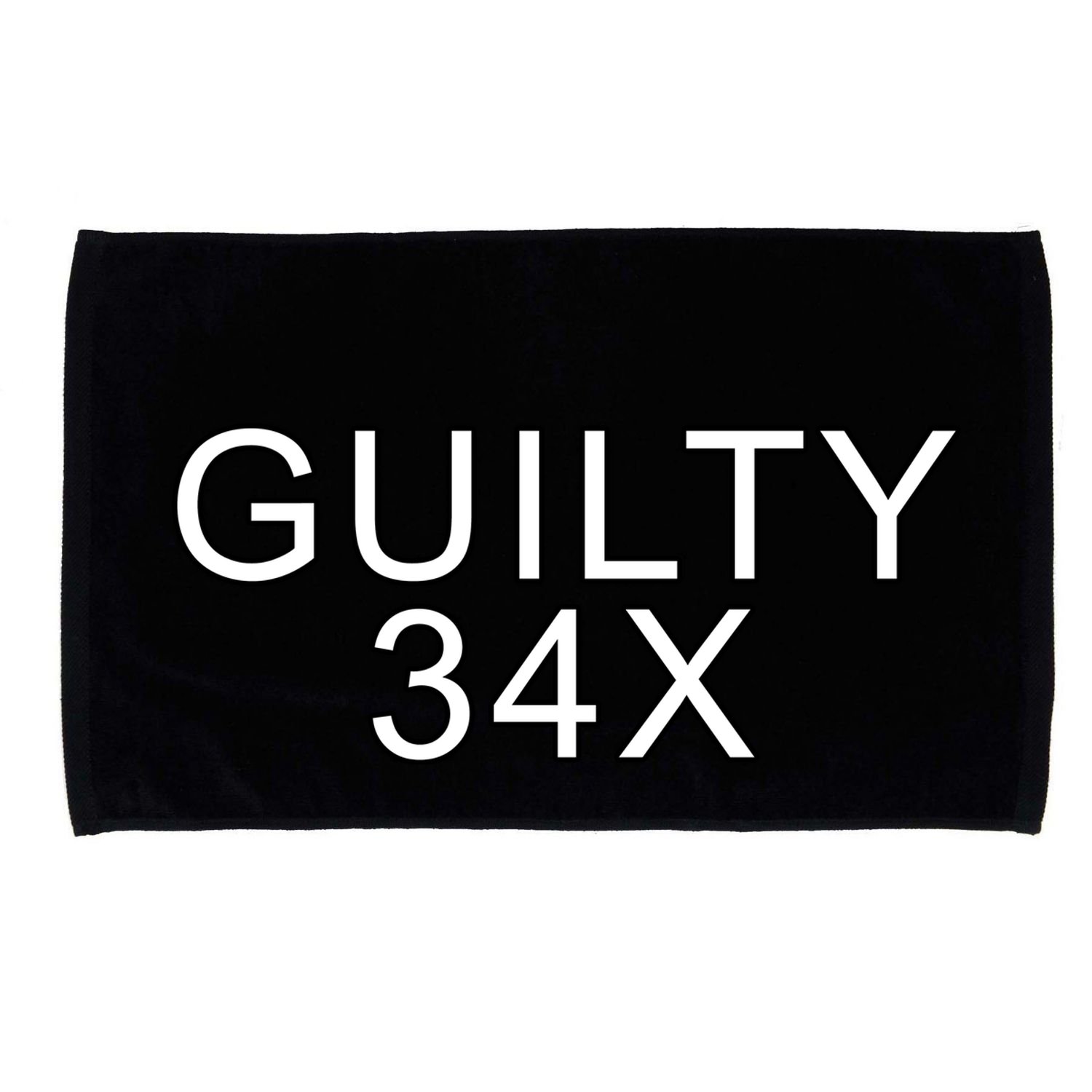 Donald Trump Guilty On 34 Counts Microfiber Hand Towel