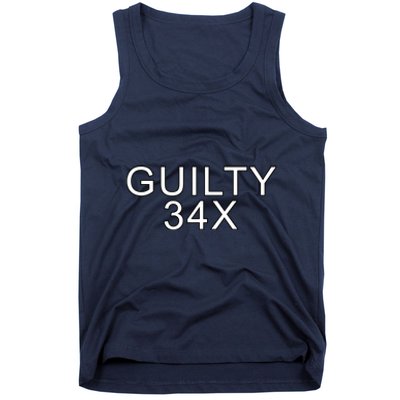 Donald Trump Guilty On 34 Counts Tank Top