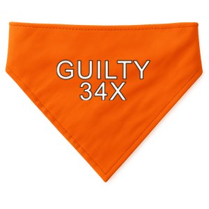 Donald Trump Guilty On 34 Counts USA-Made Doggie Bandana