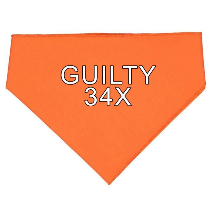 Donald Trump Guilty On 34 Counts USA-Made Doggie Bandana