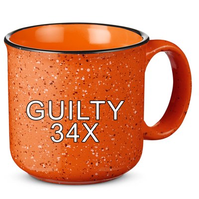 Donald Trump Guilty On 34 Counts 15oz Campfire Ceramic Mug