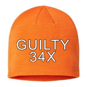 Donald Trump Guilty On 34 Counts Sustainable Beanie