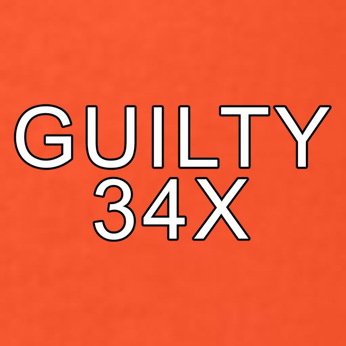 Donald Trump Guilty On 34 Counts Tie-Dye T-Shirt