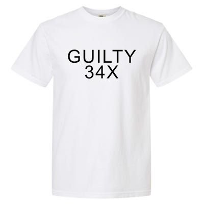 Donald Trump Guilty On 34 Counts Garment-Dyed Heavyweight T-Shirt