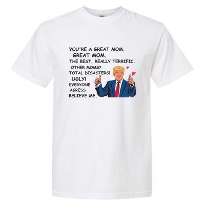 Donald Trump Great Mom Mothers Day Garment-Dyed Heavyweight T-Shirt