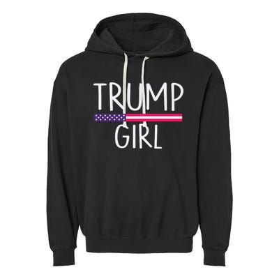 Donald Trump Girl 2020 Garment-Dyed Fleece Hoodie