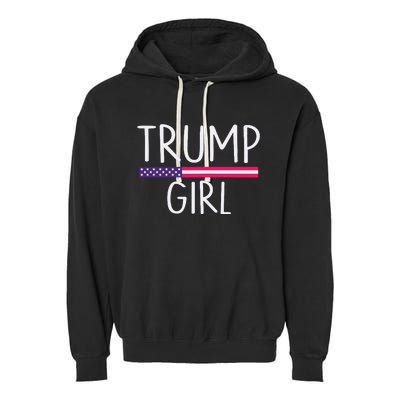 Donald Trump Girl 2020 Garment-Dyed Fleece Hoodie