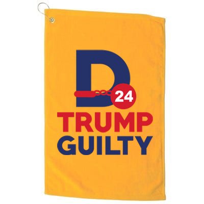 Donald Trump Guilty 24 Political Platinum Collection Golf Towel