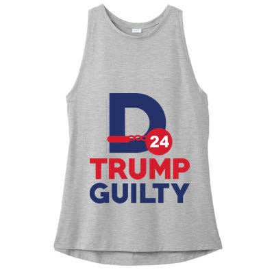 Donald Trump Guilty 24 Political Ladies PosiCharge Tri-Blend Wicking Tank