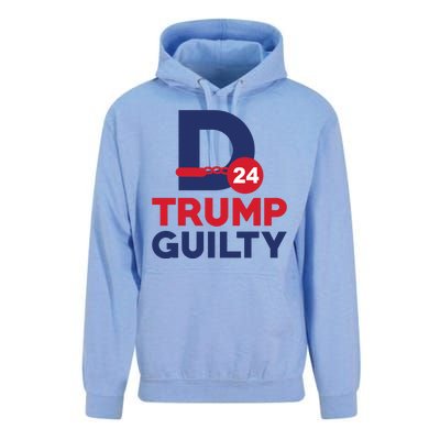 Donald Trump Guilty 24 Political Unisex Surf Hoodie