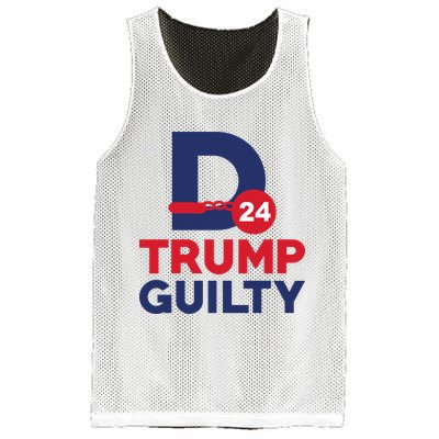 Donald Trump Guilty 24 Political Mesh Reversible Basketball Jersey Tank