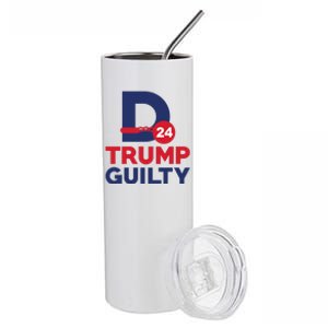 Donald Trump Guilty 24 Political Stainless Steel Tumbler