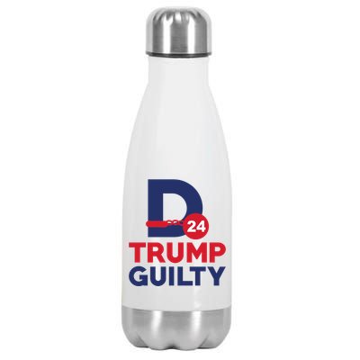 Donald Trump Guilty 24 Political Stainless Steel Insulated Water Bottle