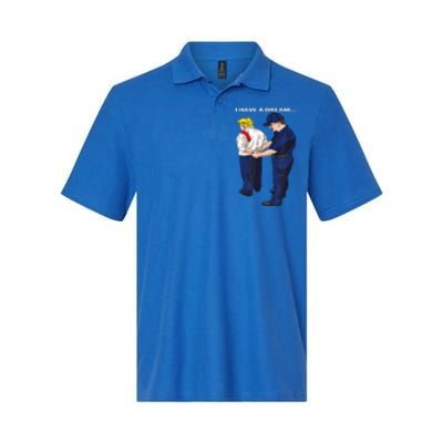 Donald Trump Getting Arrested Lock Him Up Trump Softstyle Adult Sport Polo