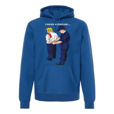 Donald Trump Getting Arrested Lock Him Up Trump Premium Hoodie