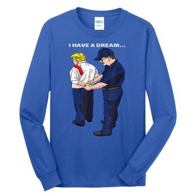 Donald Trump Getting Arrested Lock Him Up Trump Tall Long Sleeve T-Shirt