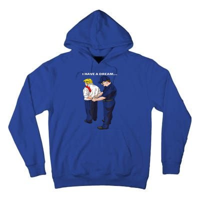 Donald Trump Getting Arrested Lock Him Up Trump Tall Hoodie