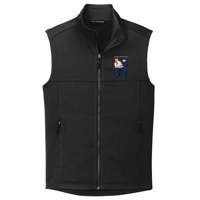 Donald Trump Getting Arrested Lock Him Up Trump Collective Smooth Fleece Vest