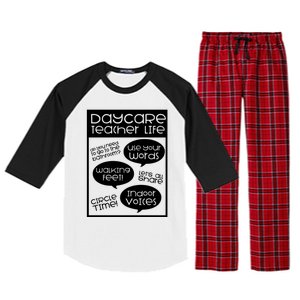 Daycare Teacher Gift Daycare Provider Gifts Thank You Preschool Raglan Sleeve Pajama Set